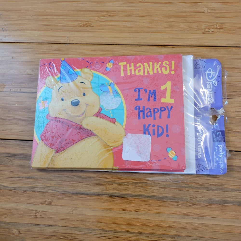 Winnie The Pooh Thank you cards